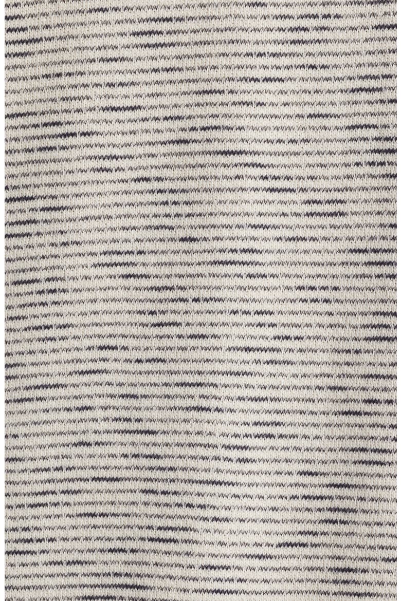 Jordyn Stripe Organic Cotton French Terry Zip Hoodie, Alternate, color, TAPIOCA/ STARGAZER