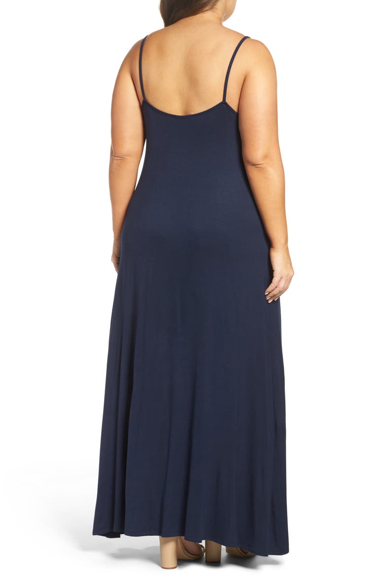 A-Line Maxi Dress, Alternate, color, MIDNIGHT