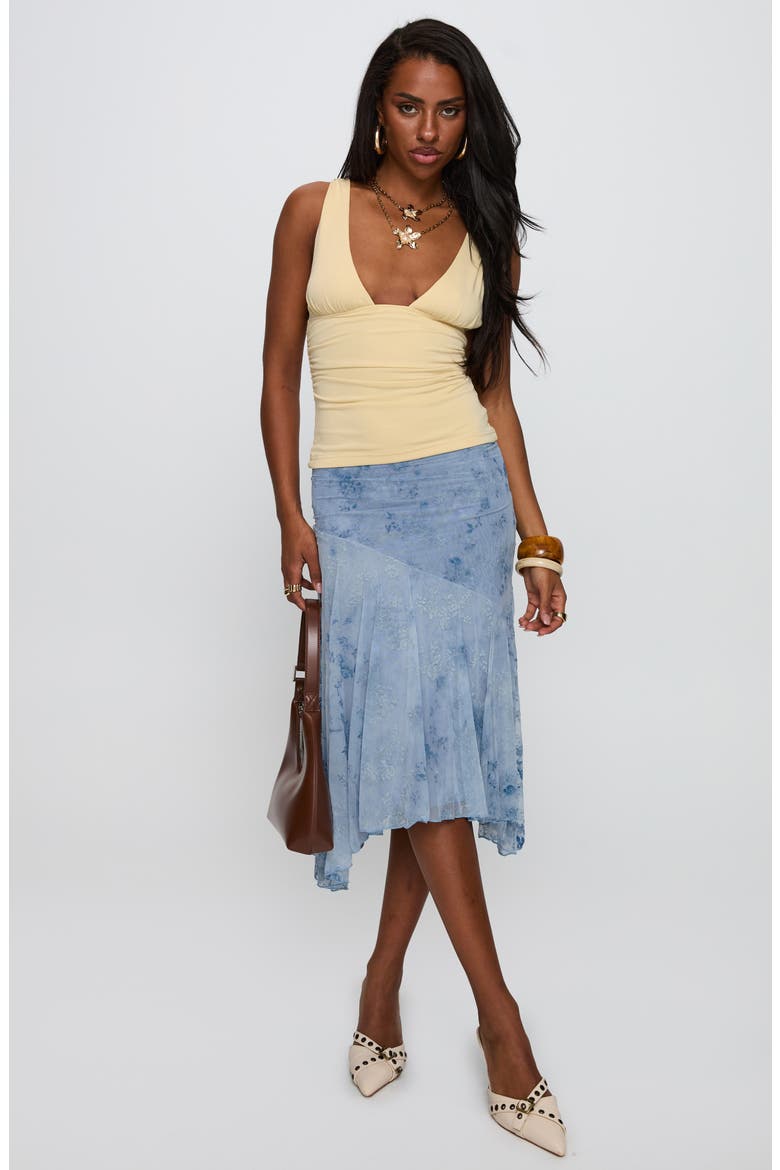 Sublime Ruched Top, Alternate, color, YELLOW