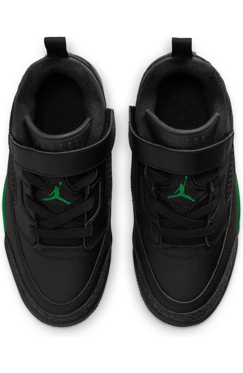 Jordan Kids' Spizike Low Sneaker, Alternate, color, Black/ Anthracite/ Pine Green