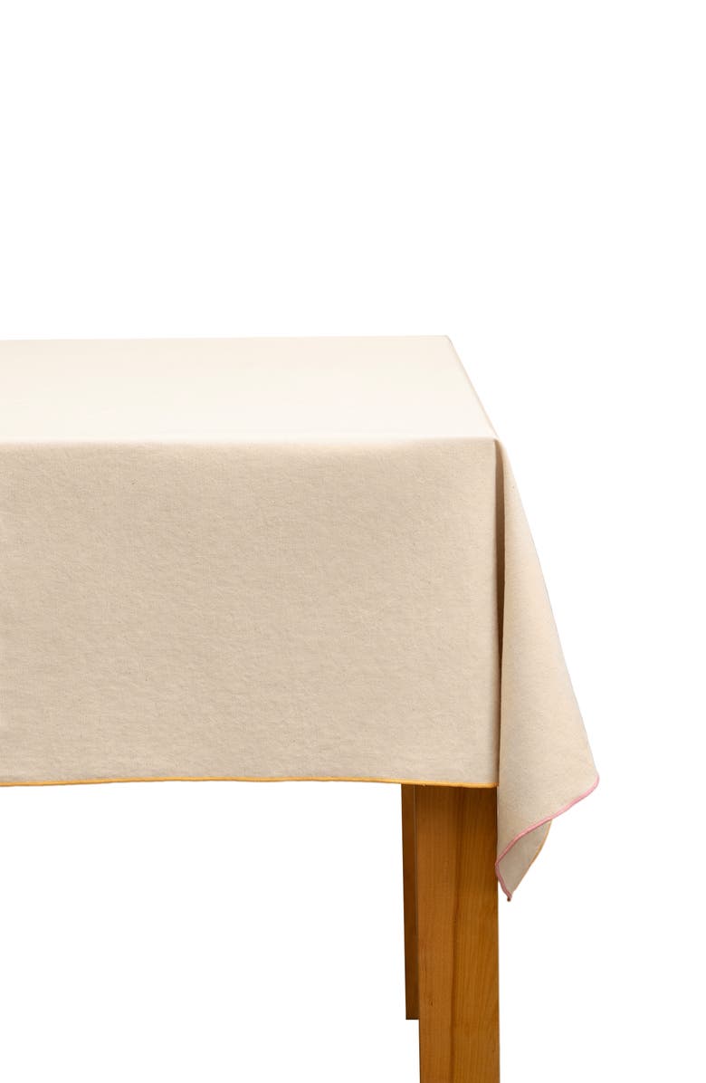 ATELIER SAUCIER Macaw Burlap Tablecloth, Main, color,