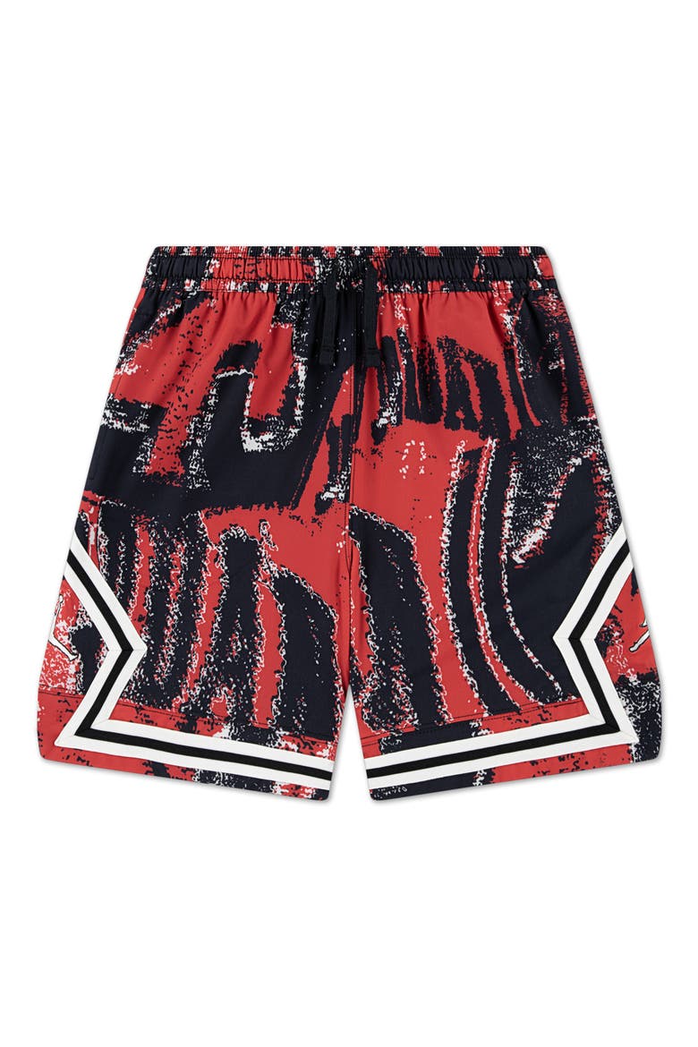 Kids' Sport Woven Diamond Shorts, Main, color, BLACK