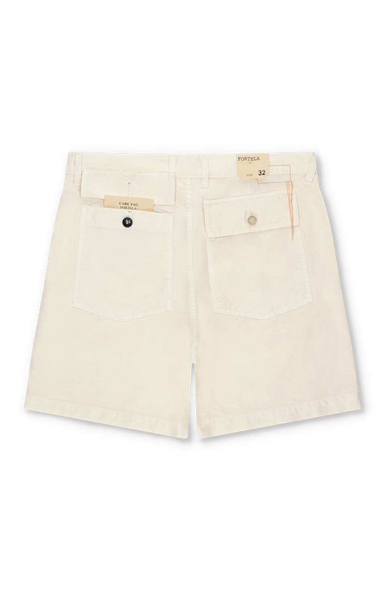Fortela Rebelt Cotton Pocket Bermuda, Alternate, color, Off White