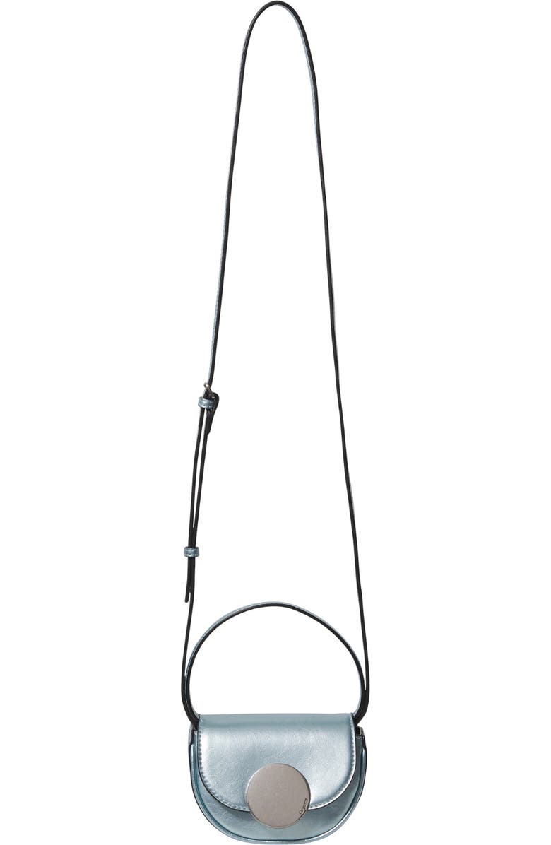 Oryany Petite Lottie Leather Top Handle Bag, Alternate, color, Blue Silver