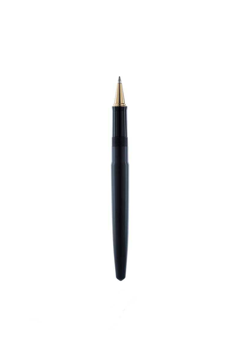 Skyline Rollerball Pen, Alternate, color, Black / Gold
