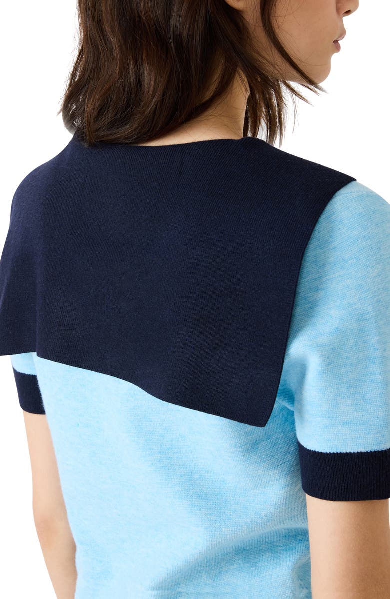 Steve Madden Aden Crop Sailor Sweater, Alternate, color, 