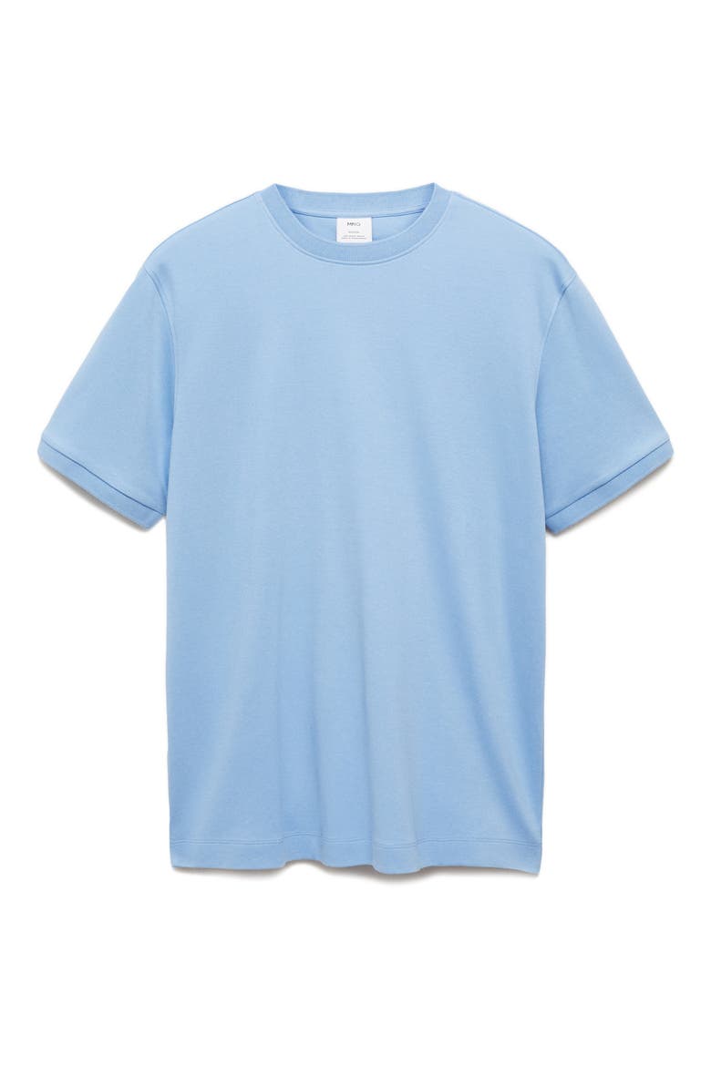 Regular Fit Cotton T-Shirt, Alternate, color, SKY BLUE