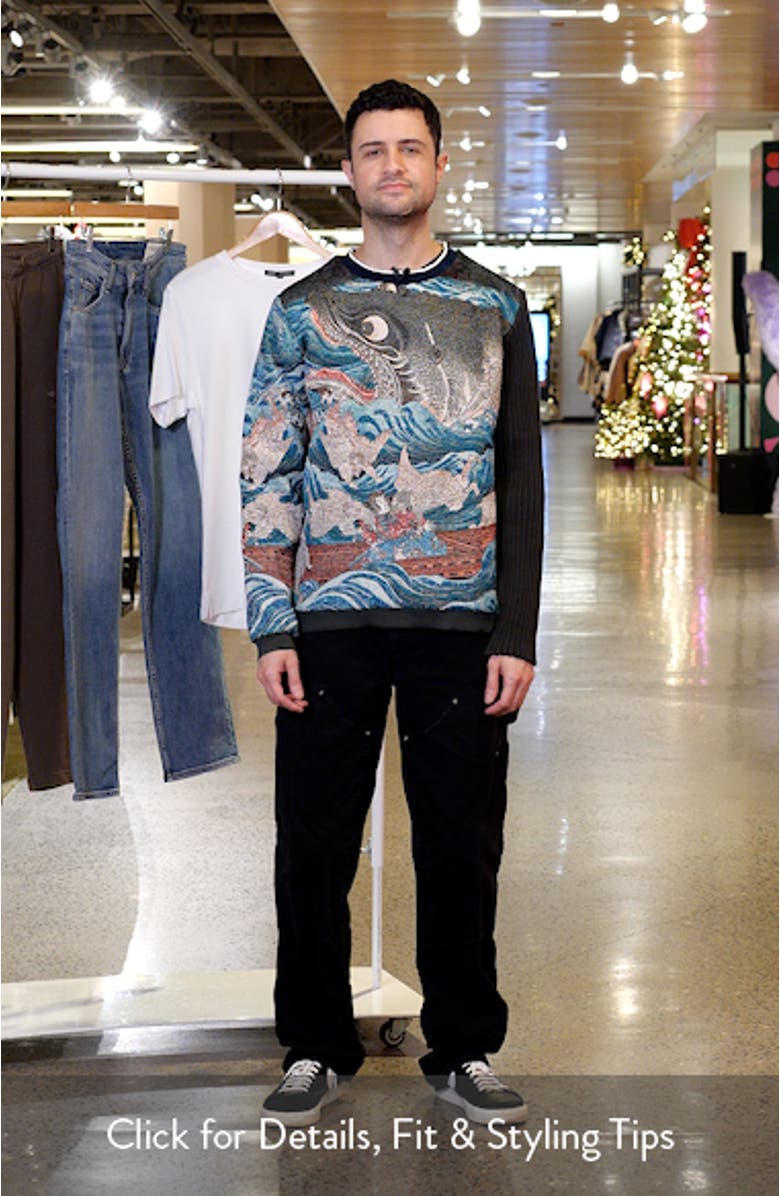 Tametomo Rescued Jacquard Sweatshirt, sales video thumbnail