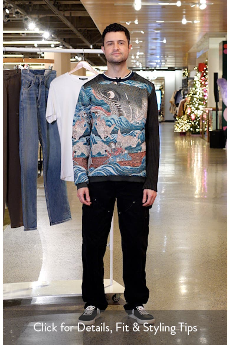 Tametomo Rescued Jacquard Sweatshirt video