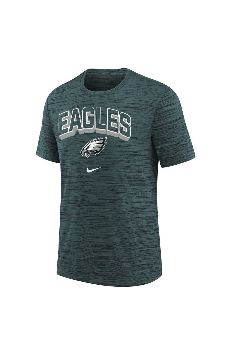 Nike Youth Nike  Midnight Green Philadelphia Eagles Sideline Velocity Performance T-Shirt, Alternate, color, Green
