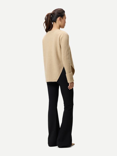 Gobi Cashmere Cashmere Sweater With Detachable Collar In Neutral