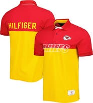 Tommy Hilfiger Men's Tommy Hilfiger Yellow/Red Kansas City Chiefs Color Block Polo