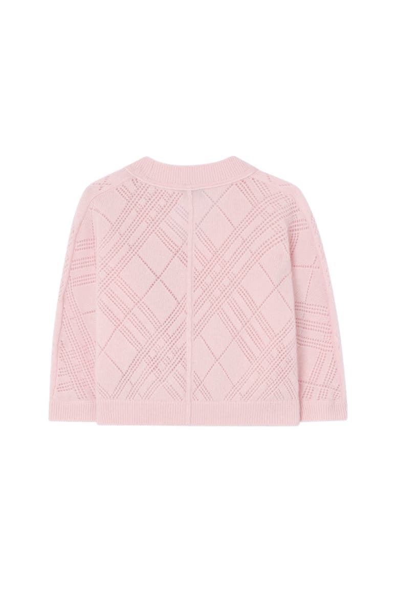 Check Cashmere Two-piece Set, Alternate, color, Archive pink