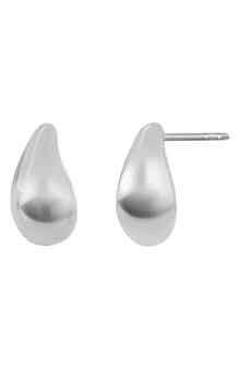 Bony Levy 14K White Drop Stud Earrings