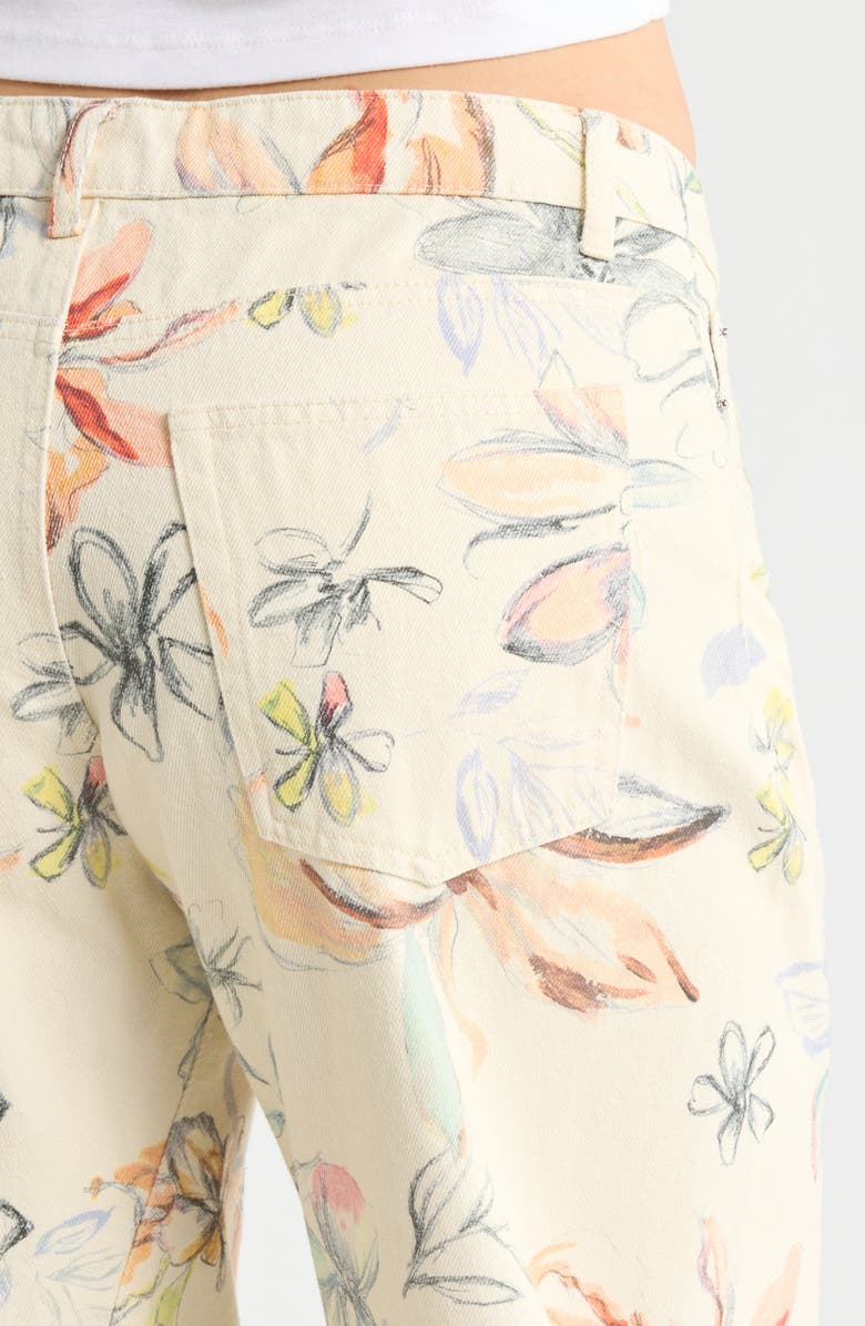 Steve Madden Rori Barrel Jeans, Alternate, color, Vintage Ivory