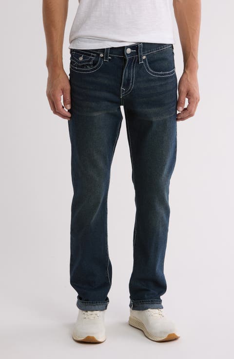 Ricky Big T Flap Straight Leg Jeans (Dark Smoky Wash)