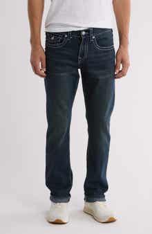 True Religion Ricky Big T Flap Straight Leg Jeans