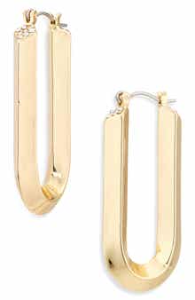 Vince Camuto Elongated Hoop Earrings