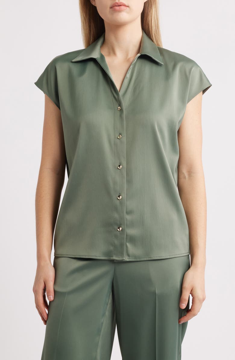 Anne Klein Drop Shoulder Shirt, Main, color, 