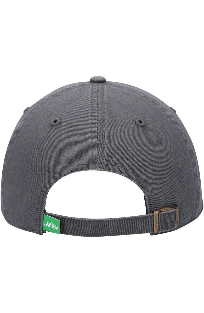'47 Men's '47 Charcoal New York Jets Clean Up Legacy Adjustable Hat, Alternate, color, Charcoal