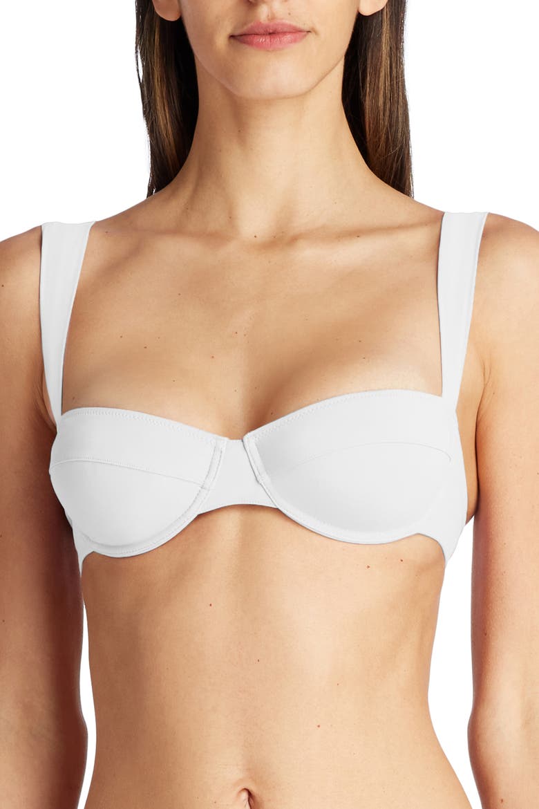 Athens Underwire Bikini Top, Alternate, color, Off White
