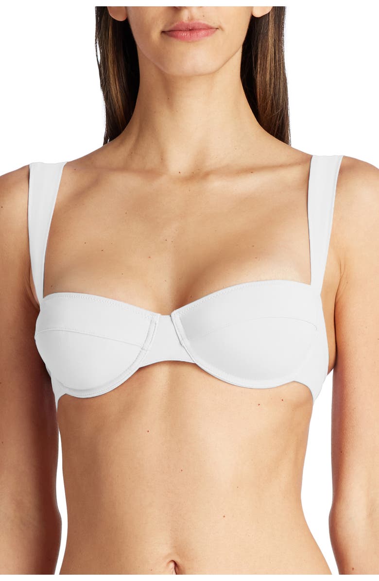 VALIMARE Athens Underwire Bikini Top, Alternate, color, Off White