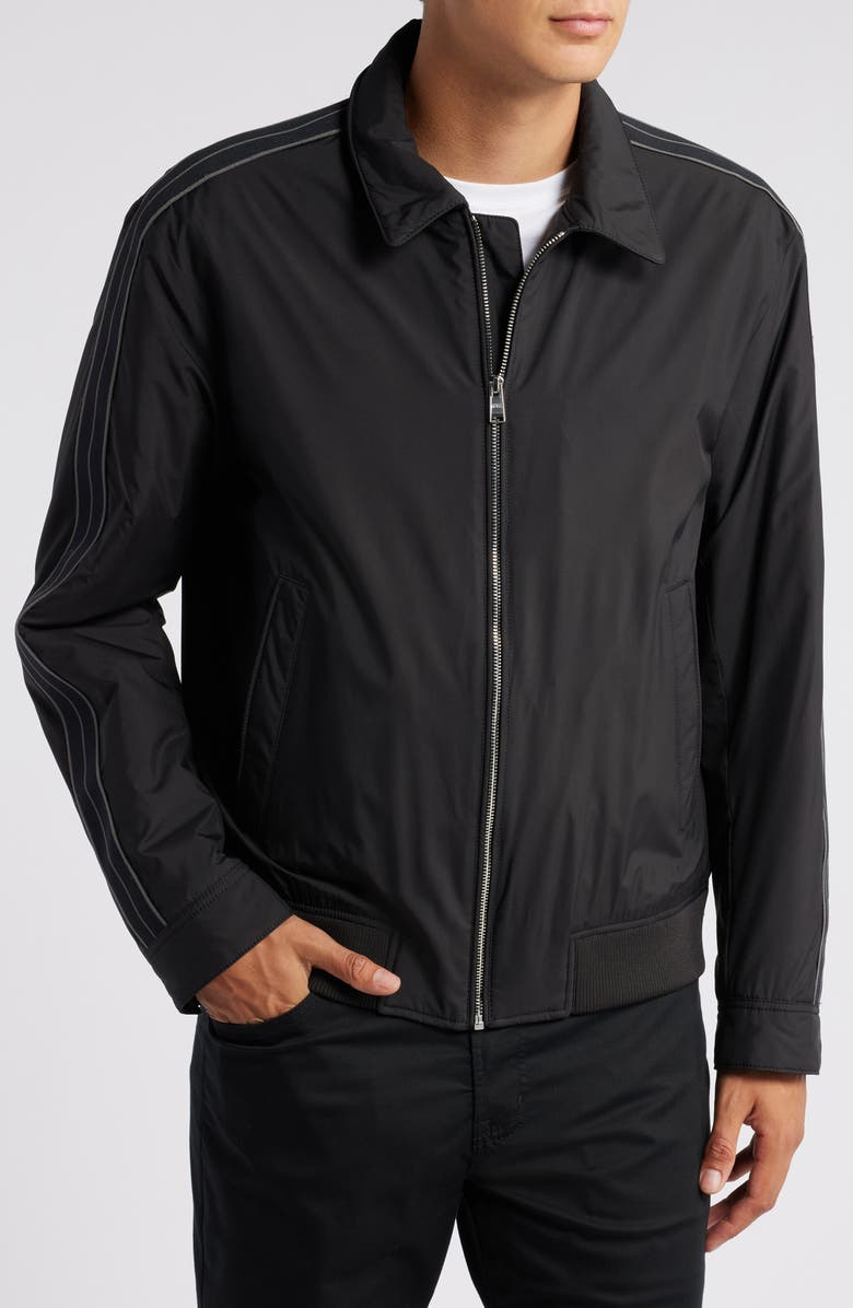 BOSS Chadeus Water Repellent Jacket, Alternate, color, Blk