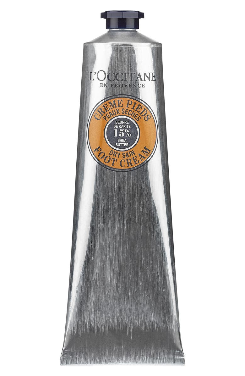 L'Occitane Shea Butter Foot Cream, Main, color, NO COLOR