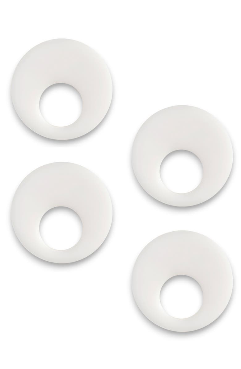 Pillowpia Resin Napkin Rings Large Set/4, Main, color, Opal