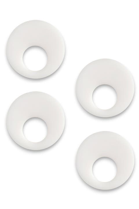 Resin Napkin Rings Large Set/4