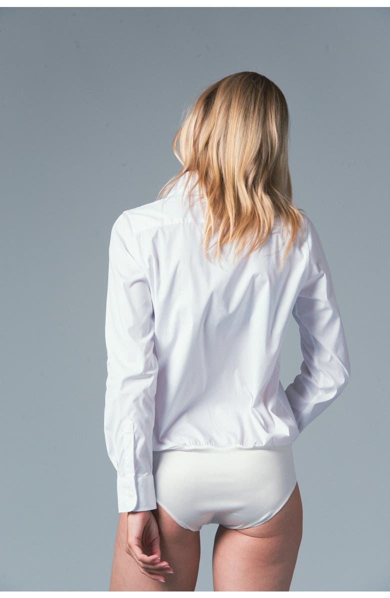 The Shirt The Bodysuit, Alternate, color, White
