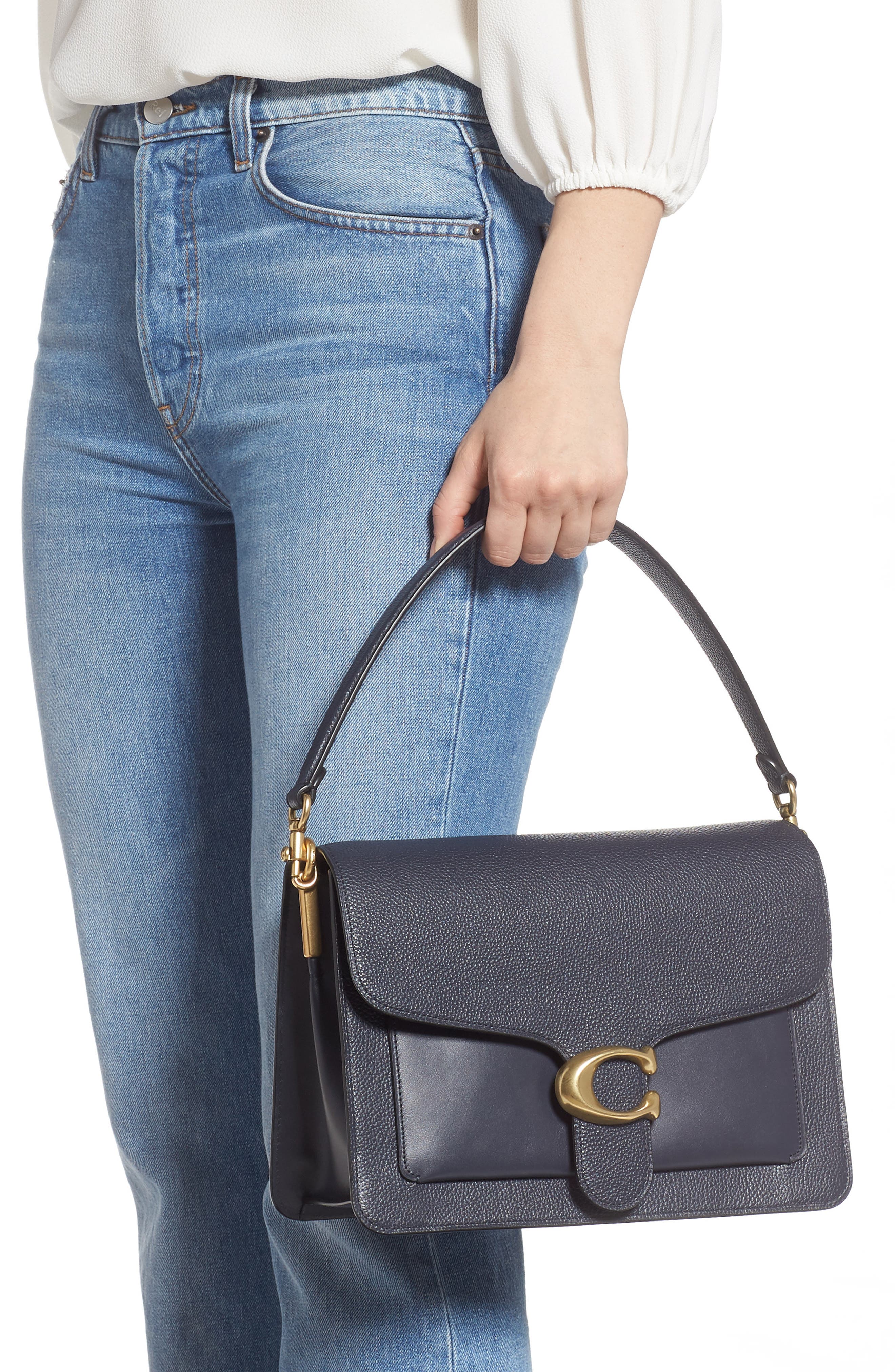 COACH Tabby Leather Crossbody Bag, Alternate, color, 