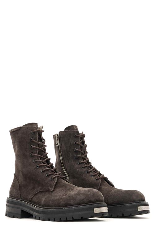 Allsaints Hank Lug Sole Boot In Gray