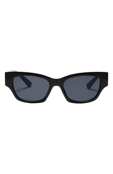 Andi 51mm Polarized Rectangular Sunglasses