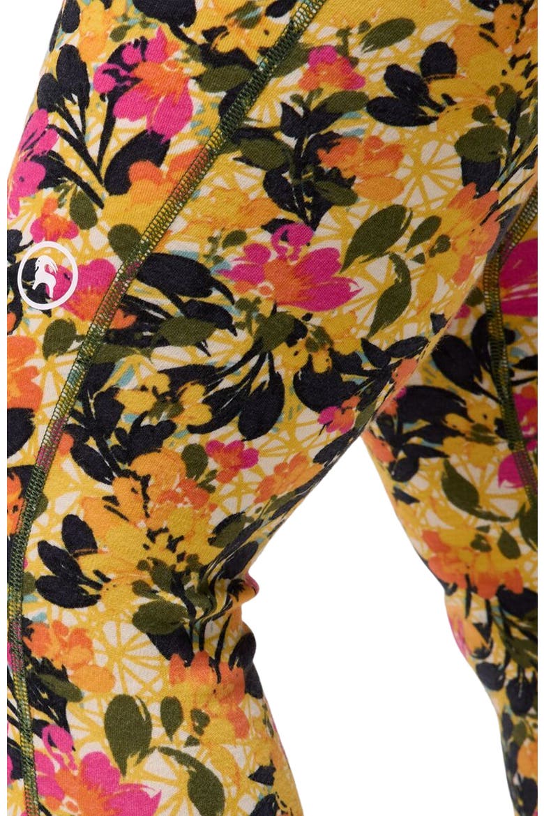 Cedars Rws Merino Mid-Wt Baselayer Bottom - Women's, Alternate, color, Wild Floral Print