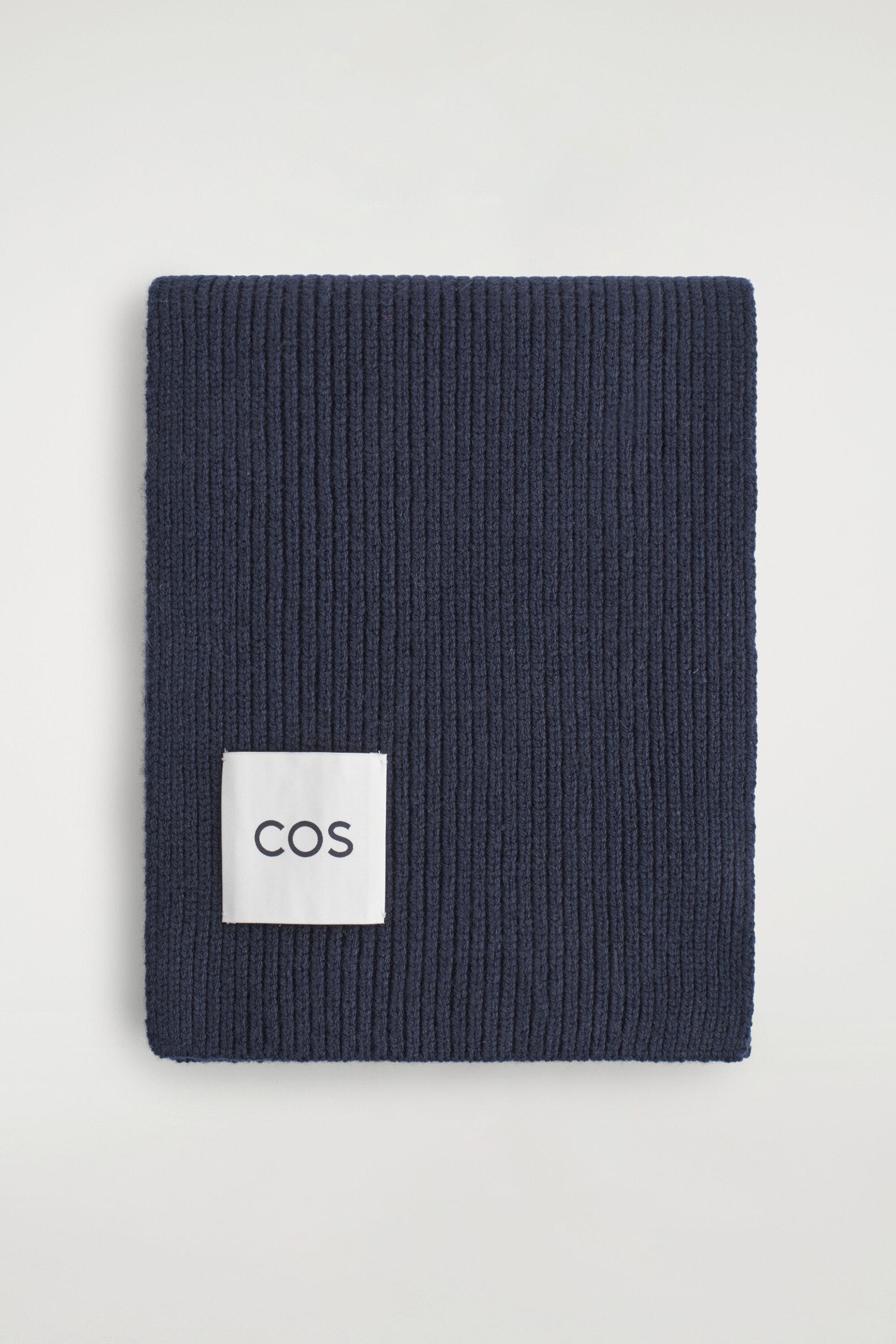 COS Chunky Ribbed Wool Scarf (Men) | Nordstrom