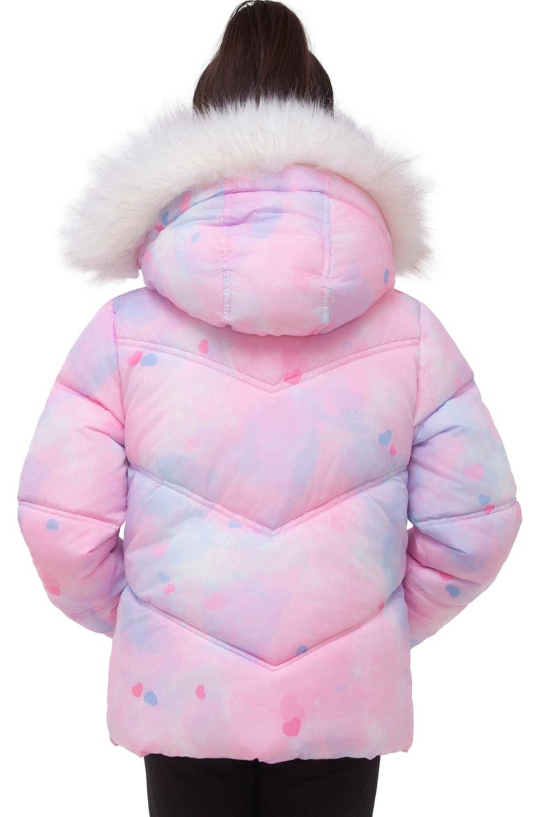 Kids' Heavyweight Puffer Jacket, Alternate, color, Pink