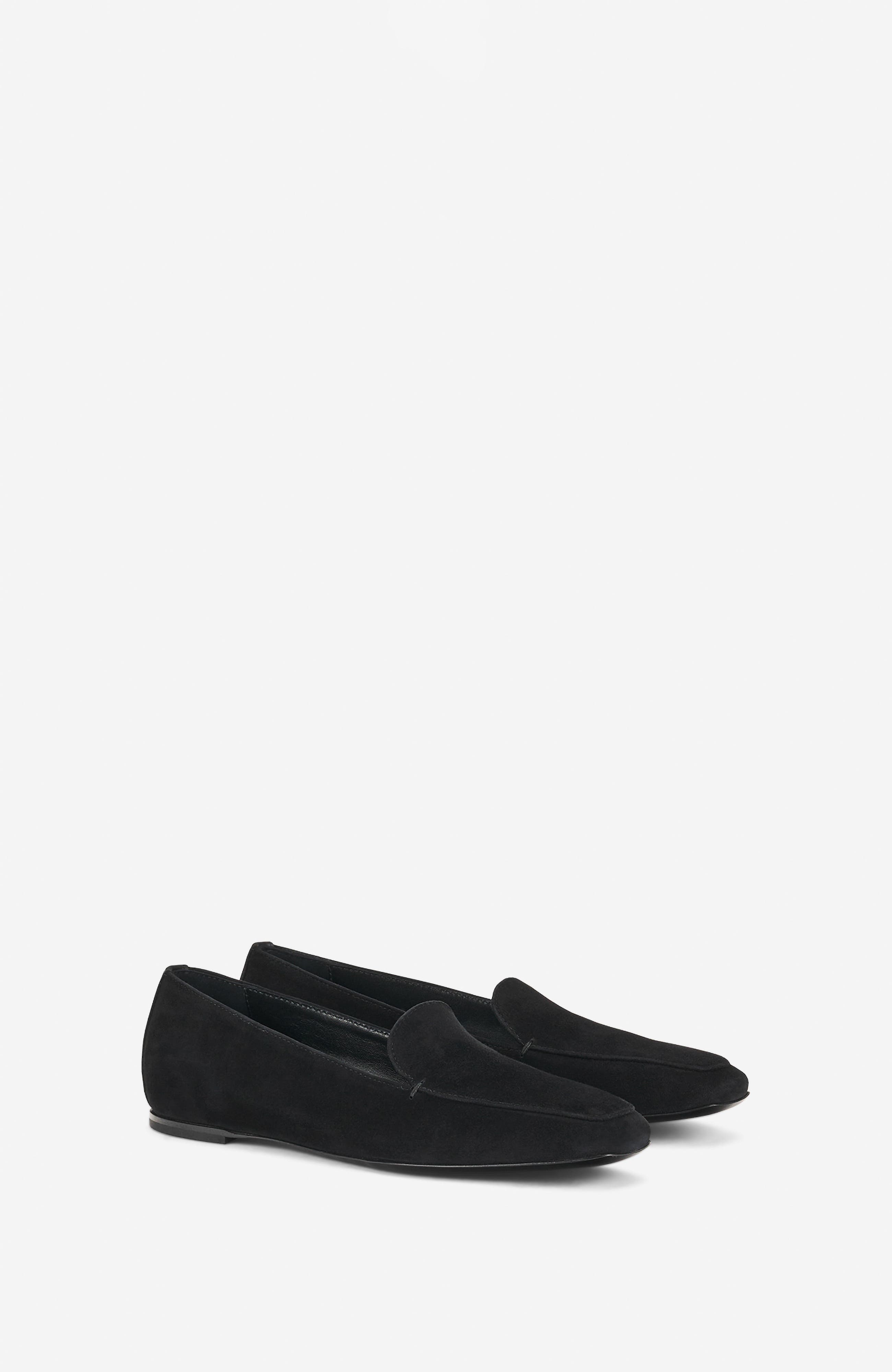 AGL Memi nappa leather loafer, Alternate, color, Black