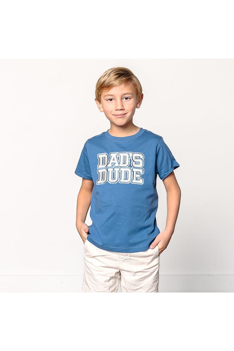 Dad's Dude Patch Short Sleeve T-Shirt, Alternate, color, Indigo