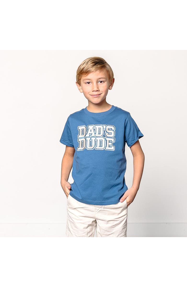 Sweet Wink Dad's Dude Patch Short Sleeve T-Shirt, Alternate, color, Indigo
