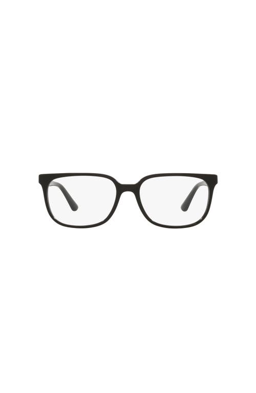 Lenscrafters 58mm Rectangle Optical Glasses In Black