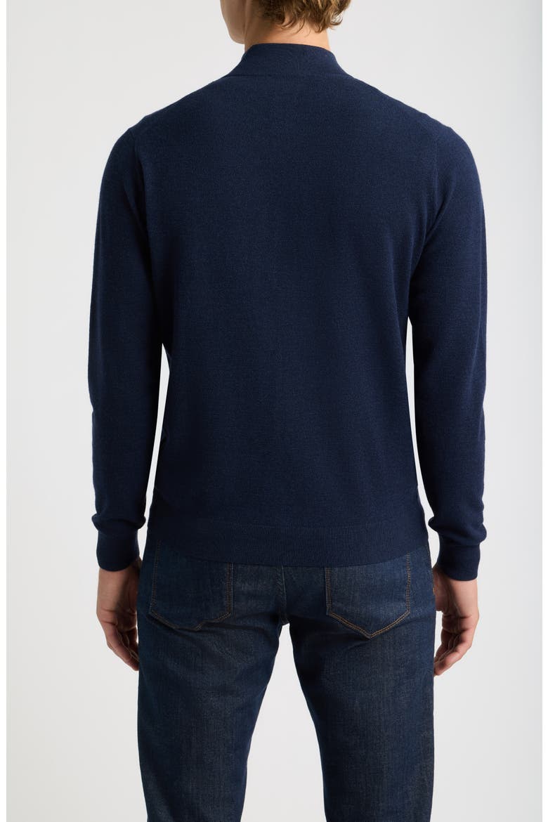 Crown Crafted Excursionist Full Zip Sweater, Alternate, color, NAVY