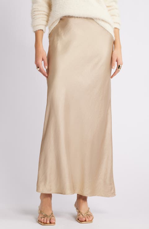 Women's Beige Maxi Skirts | Nordstrom Women's Beige Maxi Skirts | Nordstrom