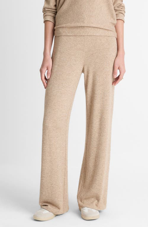 Vince Textured Knit Lounge Pant In Smokey Quartz In Neutral