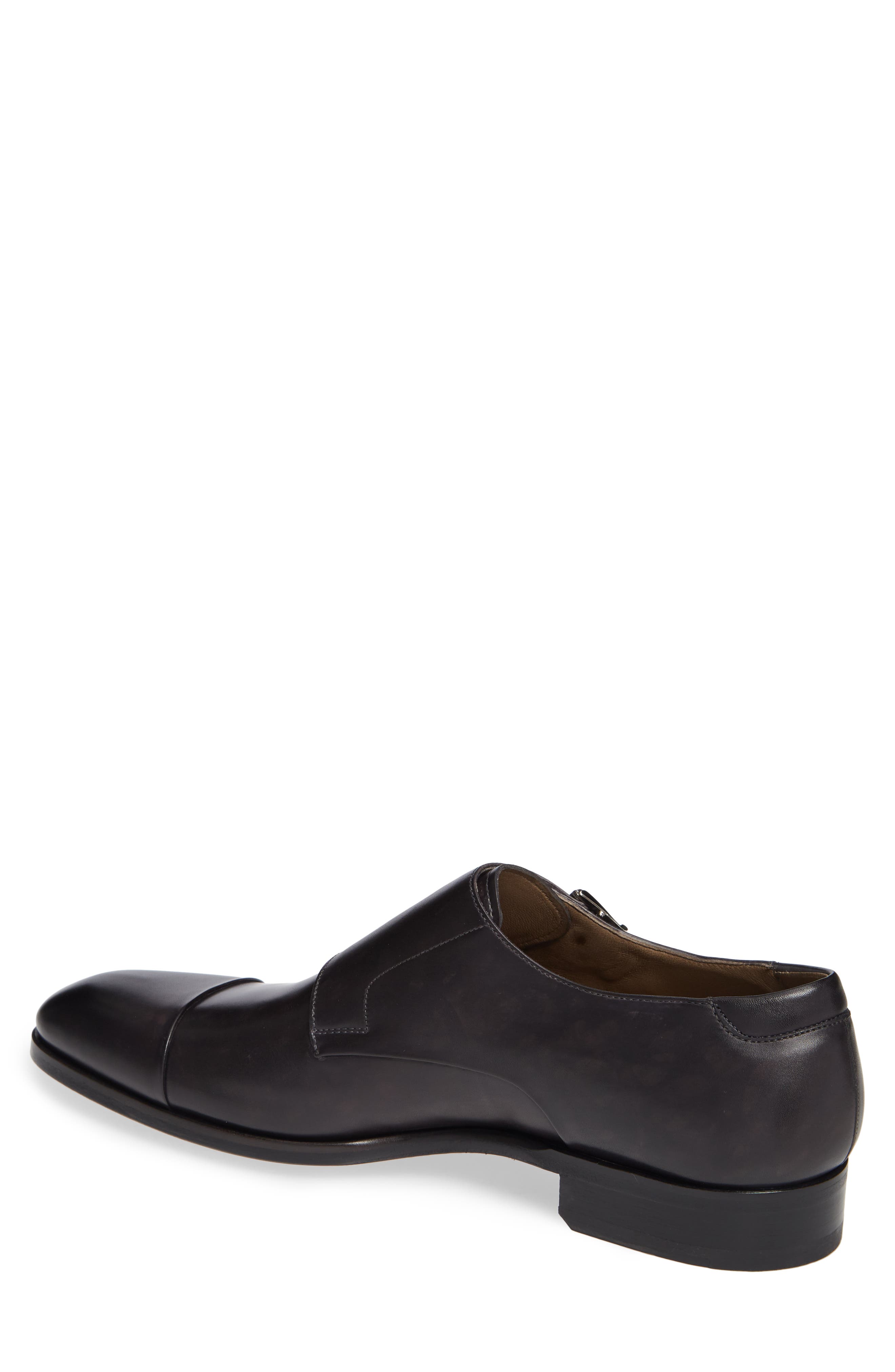 Magnanni Riva Double Monk Strap Shoe, Alternate, color, 