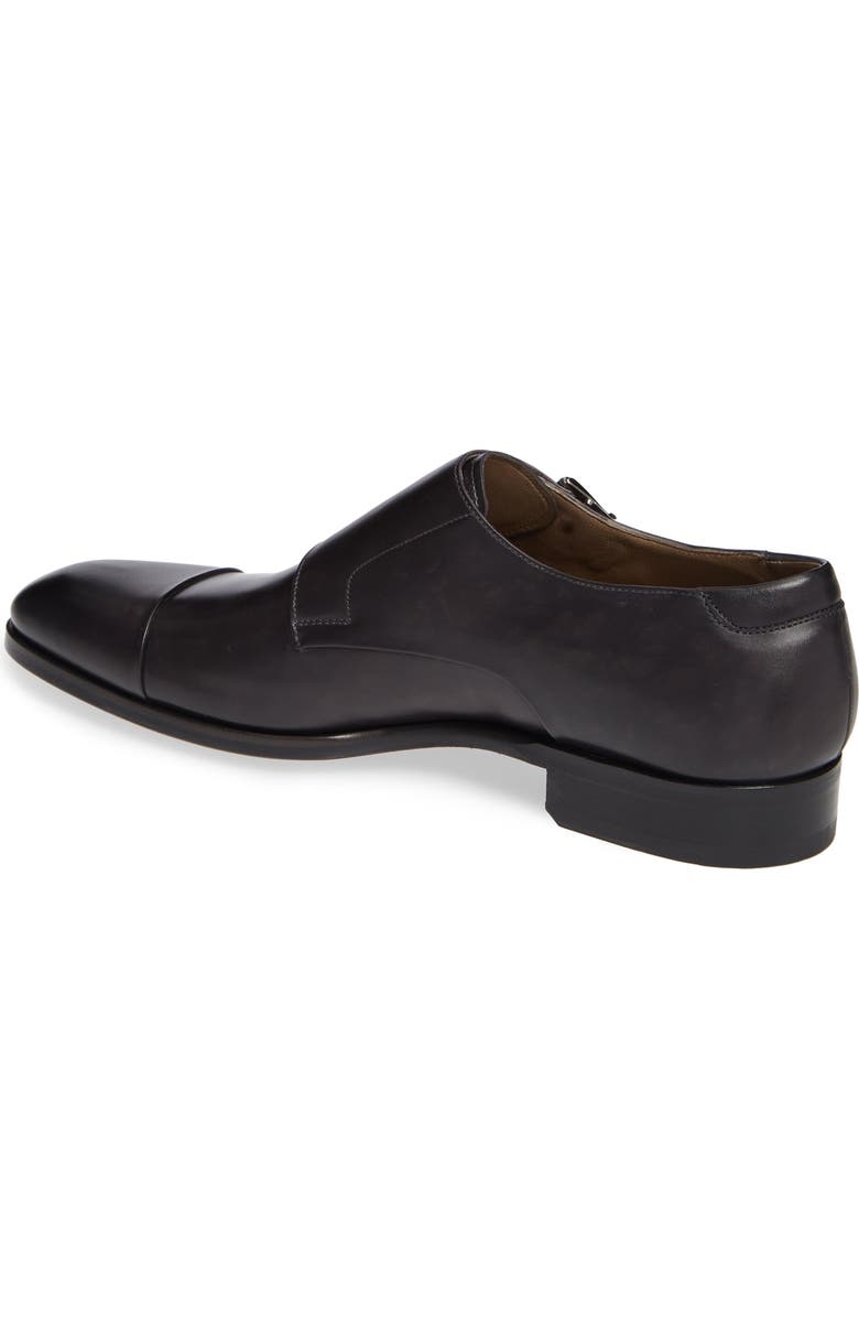 Magnanni Riva Double Monk Strap Shoe, Alternate, color,