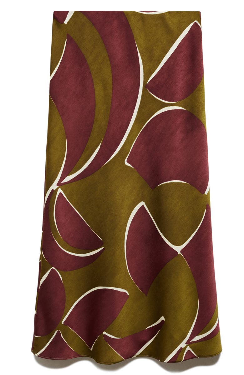 MANGO Print Midi Skirt, Alternate, color, 