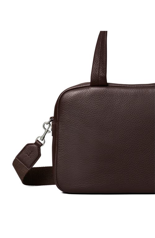Tory Burch Leather Satchel In Brown