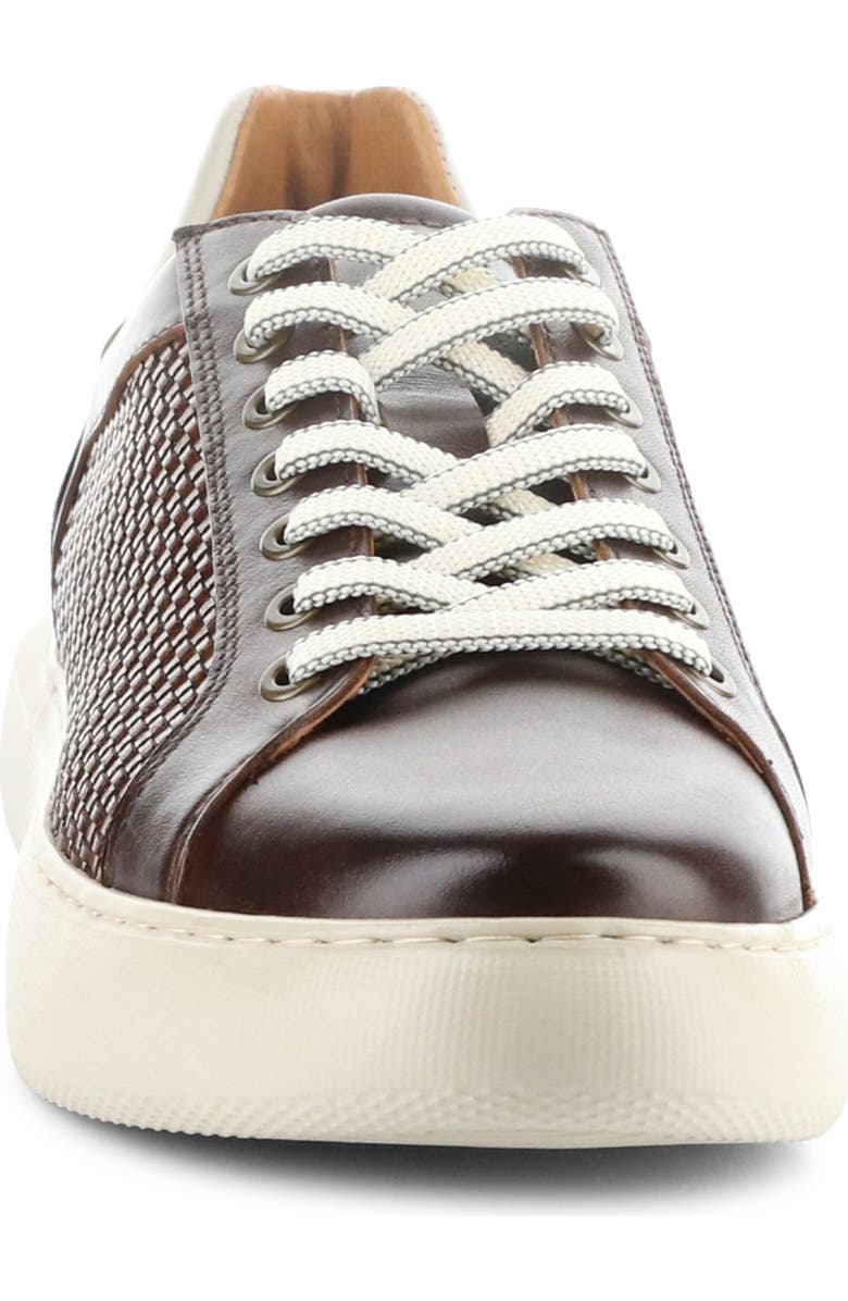 Ambitious 13450 Woven Low Top Sneaker, Alternate, color, Brown Leather