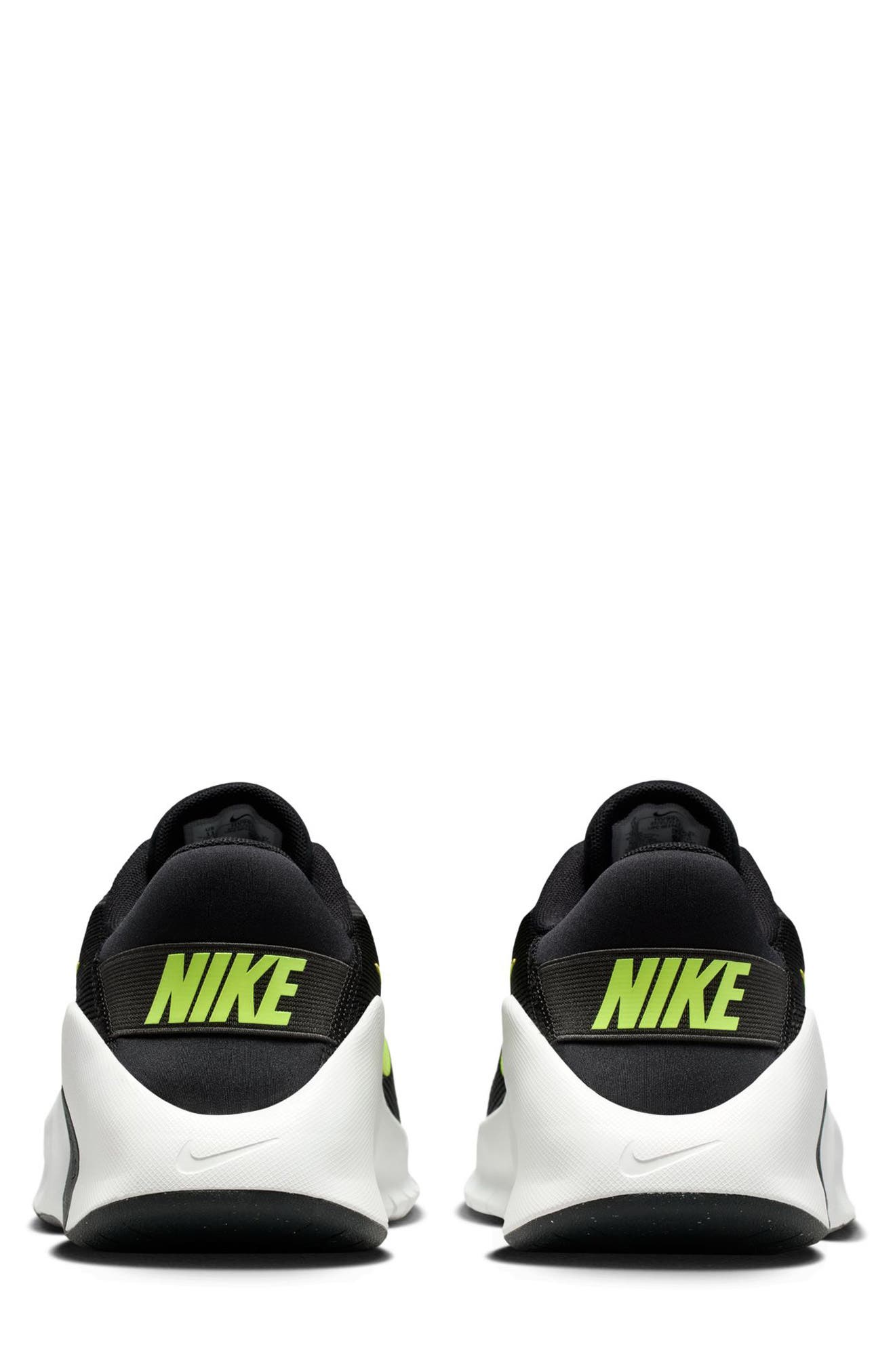 Nike Flex Train Athletic Training Shoe, Alternate, color, Black/ Volt